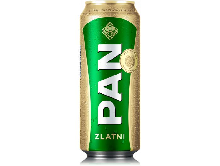 Pan Zlatni Svijetlo pivo 0 5 l Tommy Dućan na dlanu