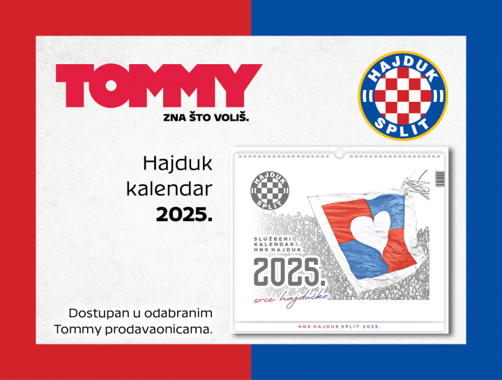 kalendar hajduk 2025. g