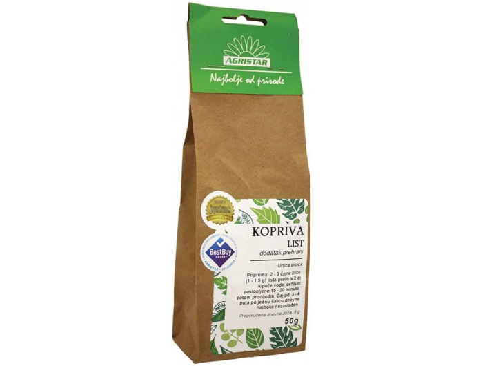 Agristar čaj kopriva list 50 g