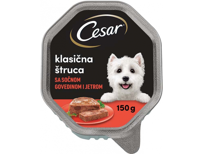 Cesar hrana za pse govedina i jetra 150 g