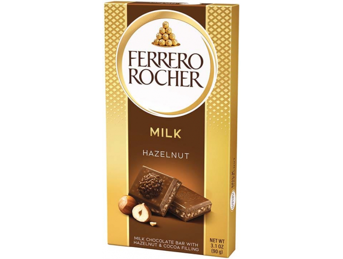 Ferrero Rocher čokolada Milk hazelnut 90 g