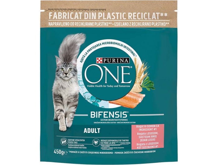 Purina One Bifensis Adult hrana za mačke losos 450 g