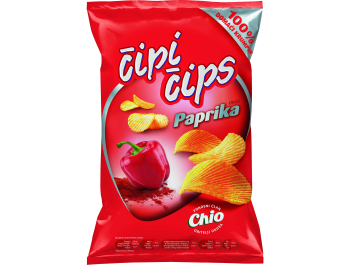 Chio Čipi čips paprika 130 g