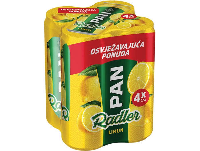 Pan Radler pivo limun 4X0,5 L