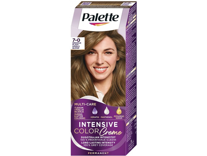 Palette Intensive Color Creme Boja za kosu 7-0 Srednje plava 1 kom