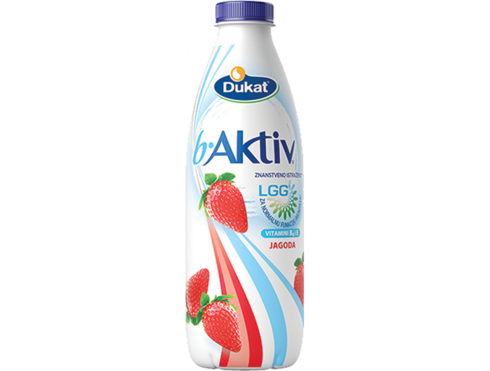 Dukat b.Aktiv LGG jogurt jagoda 1 kg