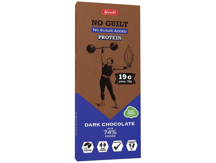 Kandit proteinska tamna čokolada 80 g