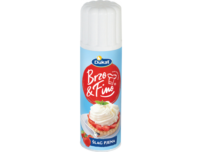 Dukat Brzo &amp; Fino šlag pjena 250 ml