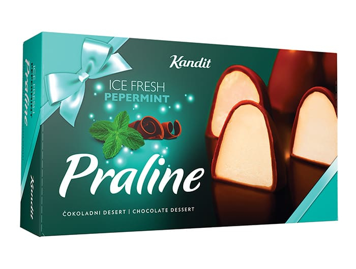 Kandit praline ice fresh pepermint 280g