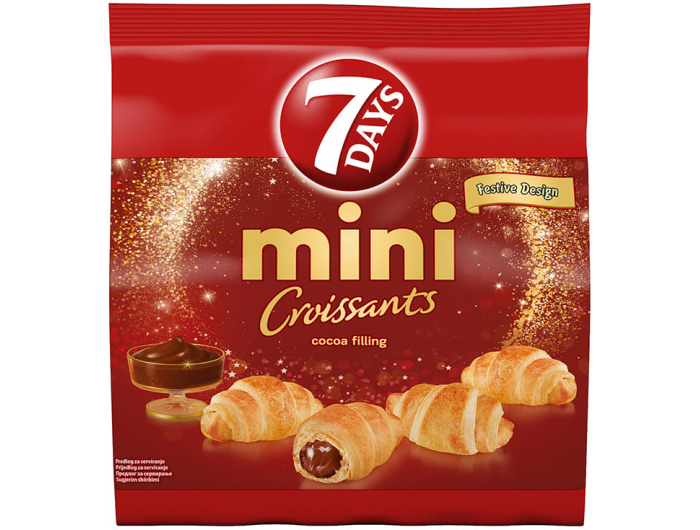 7 Days Mini Croissant With Cocoa, 60 G | Tommy