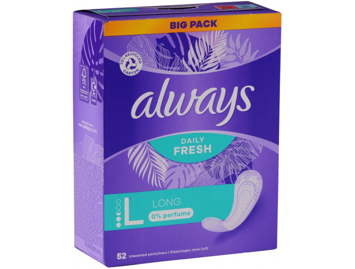 Always dnevni higijenski ulošci Long 52/1