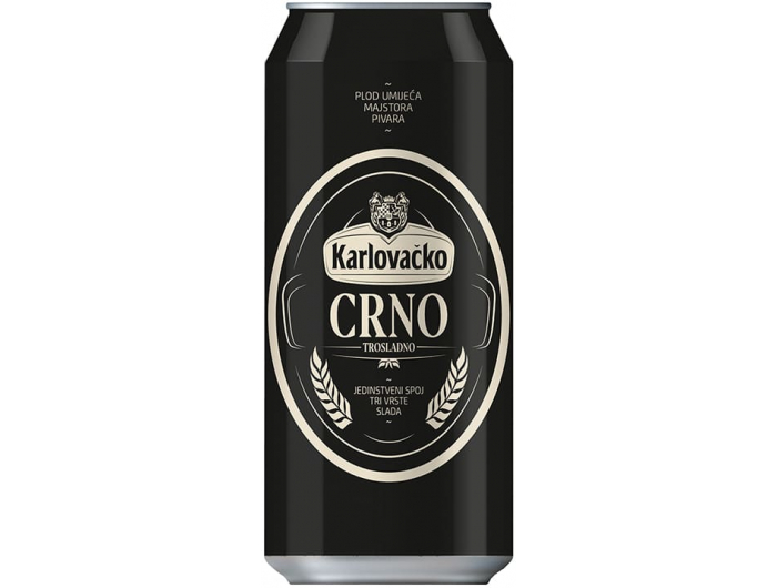 Karlovačko pivo crno 0,5 L