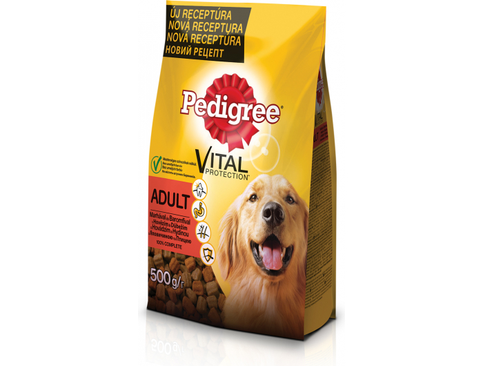 Pedigree Vital Protection Adult dog food with beef and poultry 500