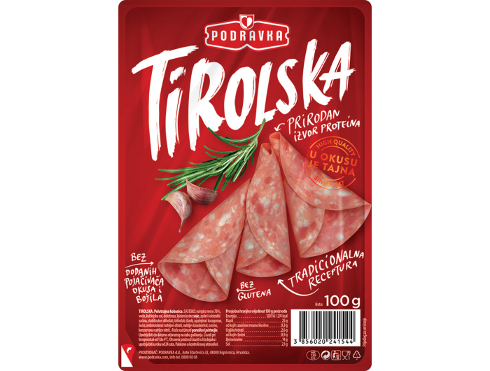 Podravka Tirolska kobasica 100 g