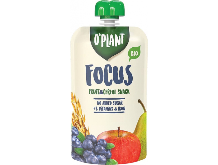 Podravka O'Plant Focus kašica kruška, jabuka i borovnica sa zobi 200 g 200 G