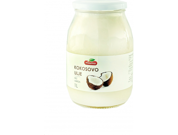PrimaVita kokosovo ulje bez mirisa 1 L