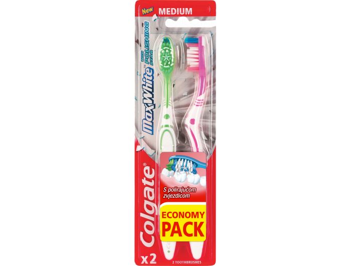 Colgate Max White četkica za zube 1 pak, 2 kom