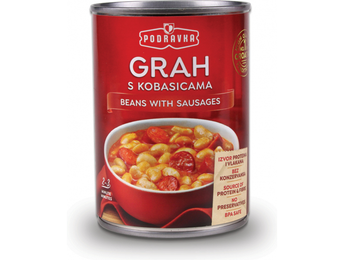 Podravka grah s kobasicom 400 g