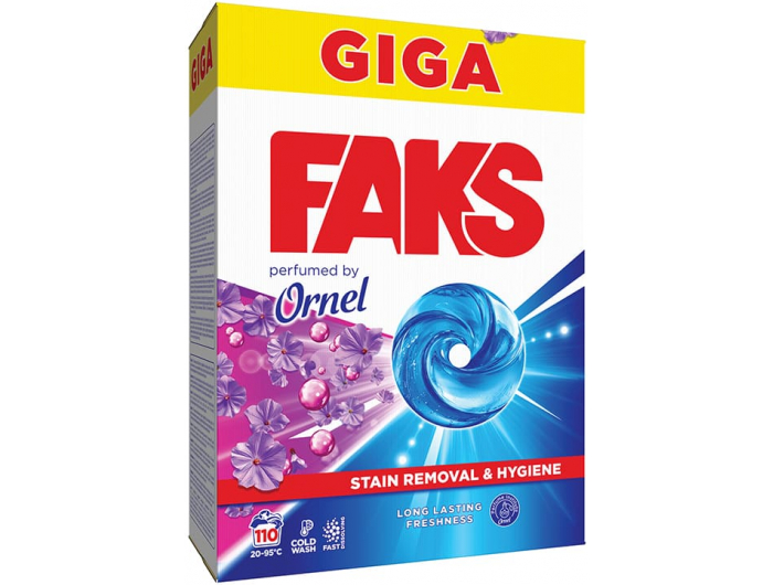 Faks deterdžent perfumed by Ornel stain removal&amp;hygiene 6,05 kg = 110 pranja
