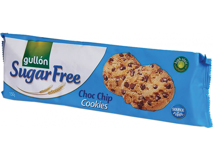 Gullon Keksi s komadićima čokolade bez šećera, 150 g