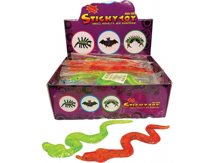 Igračka "sticky" životinje zmija 20 cm