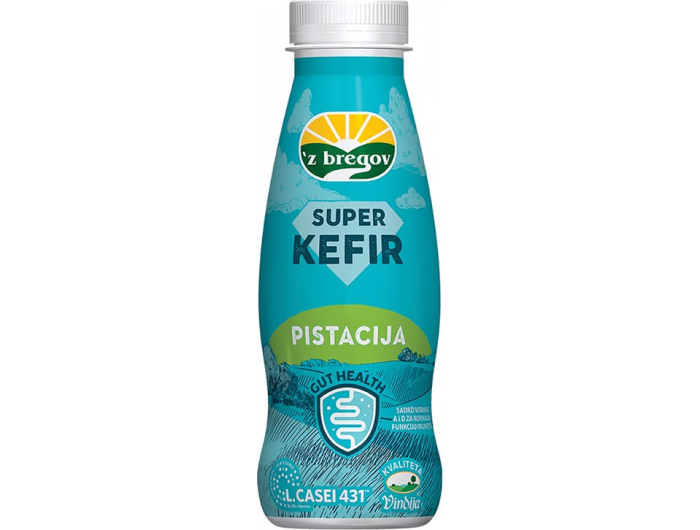 Z Bregov Super Kefir pistacija 3,5% m.m. 330 g