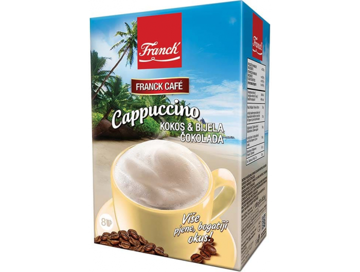 Franck Cappuccino kokos bijela čokolada 148 g