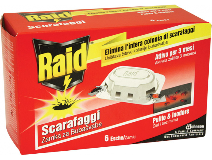 Raid klopka za žohare 6 kom