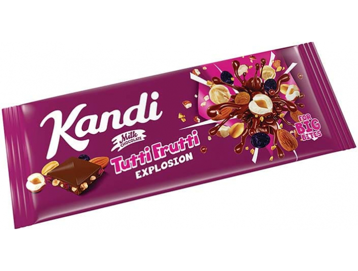 Kandi mliječna čokolada Tutti Frutti Explosion 210 g
