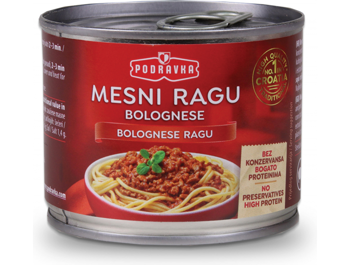 Podravka mesni ragu bolognese 200 g