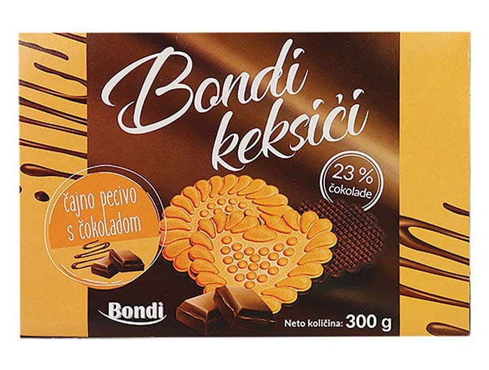 Bondi čajno pecivo s čokoladom 300 g