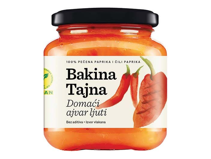 Bakina Tajna ajvar ljuti 300 g