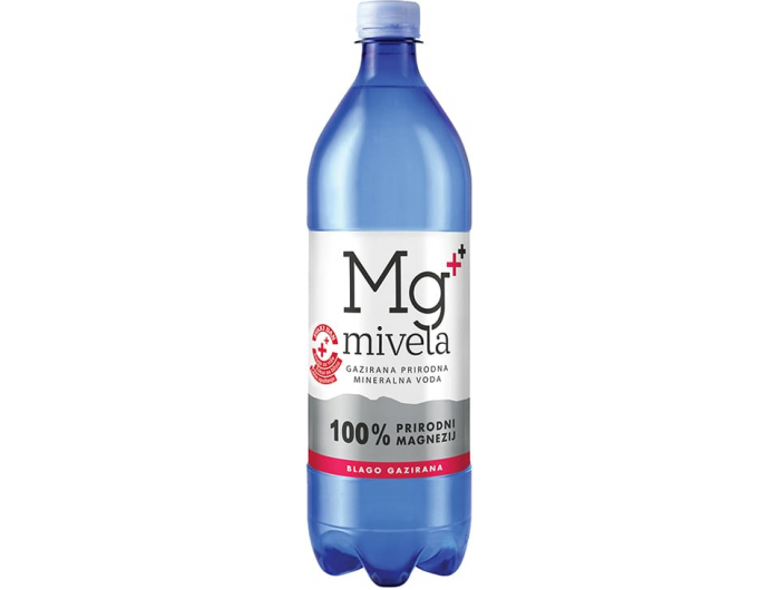 Mg Mivela blago gazirana prirodna mineralna voda 1 L
