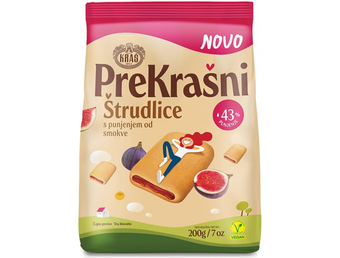 Kraš PreKrašni štrudlice smokva 200 g