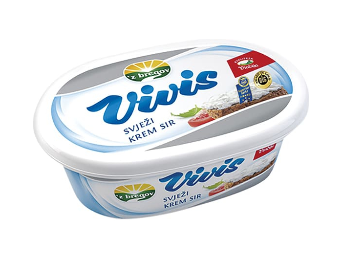 Vindija 'z bregov Vivis svježi krem sir original 200 g