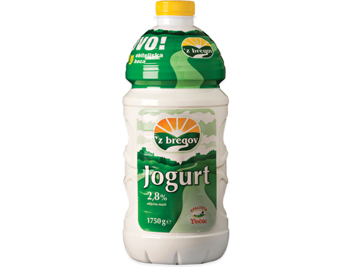Vindija 'z bregov jogurt 2,8% m.m. 1,75 kg