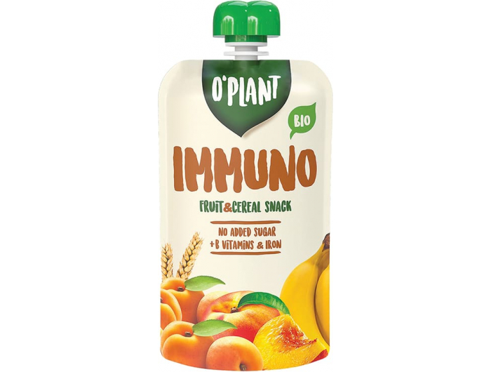 Podravka O'Plant Immuno kašica breskva, banana i marelica s pirom 200 g 200 G