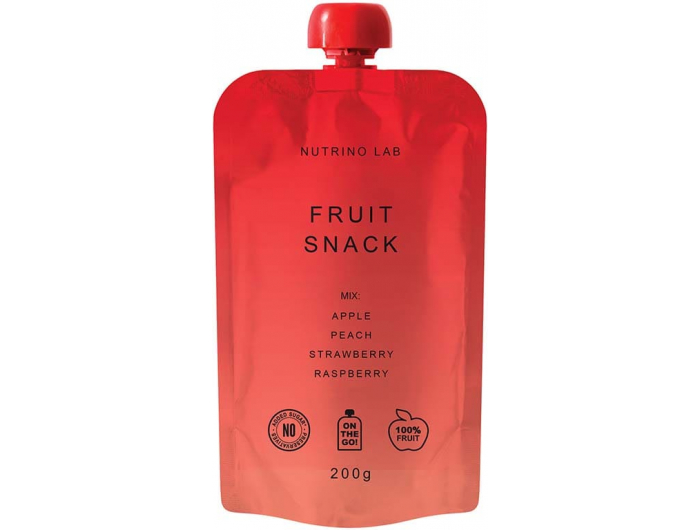 Nutrino Lab Fruit Snack kašica od jabuke, breskve, jagode i maline 200 g