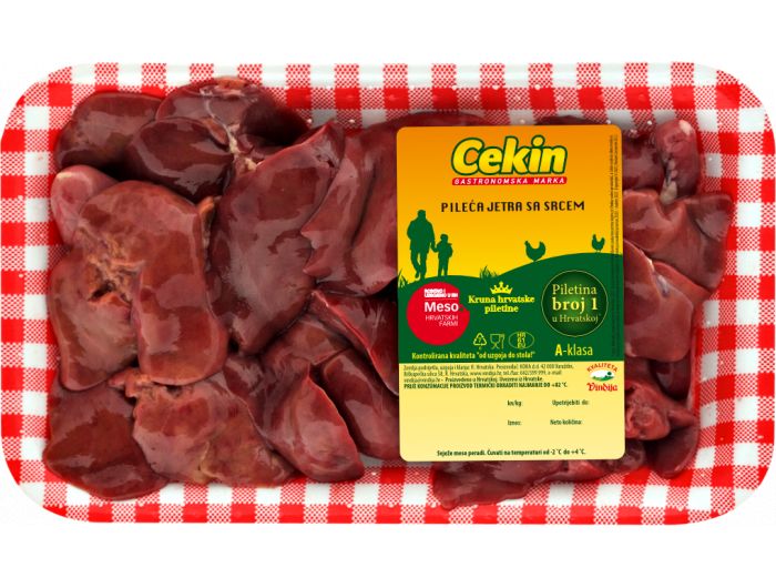 Vindija Cekin pileća jetra sa srcem 500 g