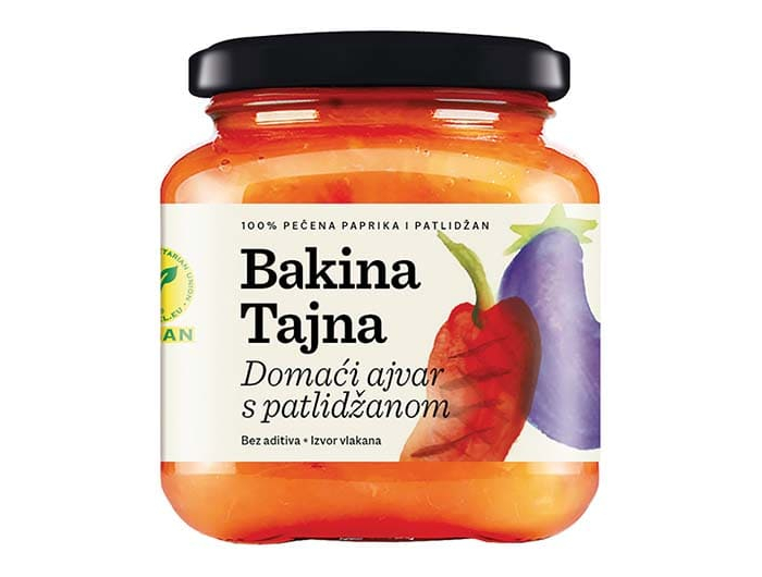 Bakina Tajna domaći ajvar s patlidžanom 300 g