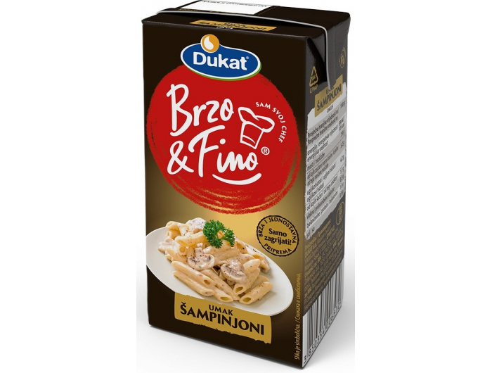 Dukat Brzo &amp; Fino Umak Šampinjoni 200 g