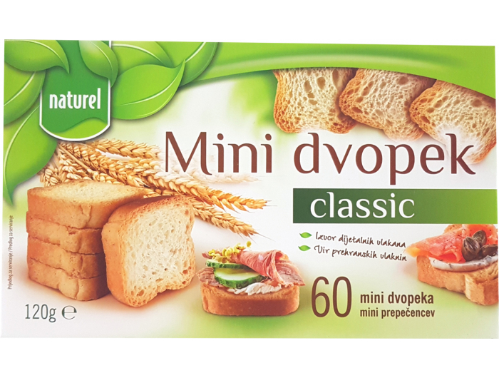 Naturel Dvopek mini classic 120 g