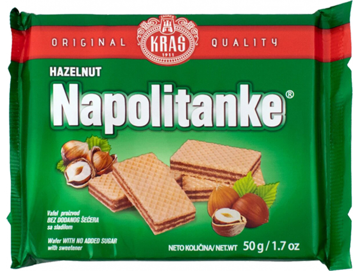 Kraš napolitanke s kremom od lješnjaka 50 g