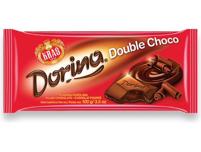 Kraš Dorina čokolada double choco 100 g