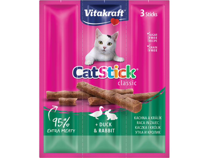 Vitakraft Hrana za mačke stick mini 3 kom
