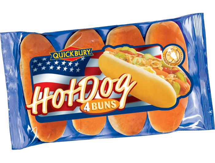 Quickburry Pecivo za hot dog 250 g
