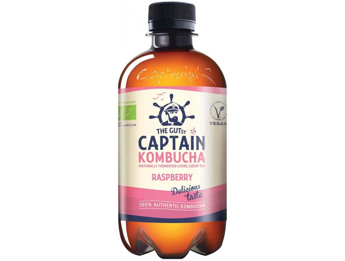 The Gutsy Captain Kombucha napitak malina 400 ml