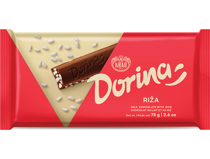 Dorina Čokolada s rižom 75 g