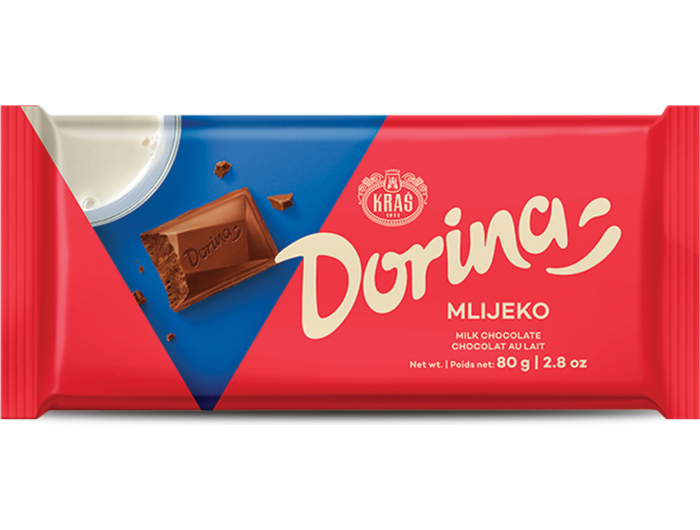 Kraš Dorina mliječna čokolada 80 g