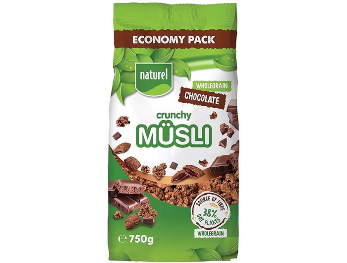 Naturel Crunchy Muesli čokolada 750 g